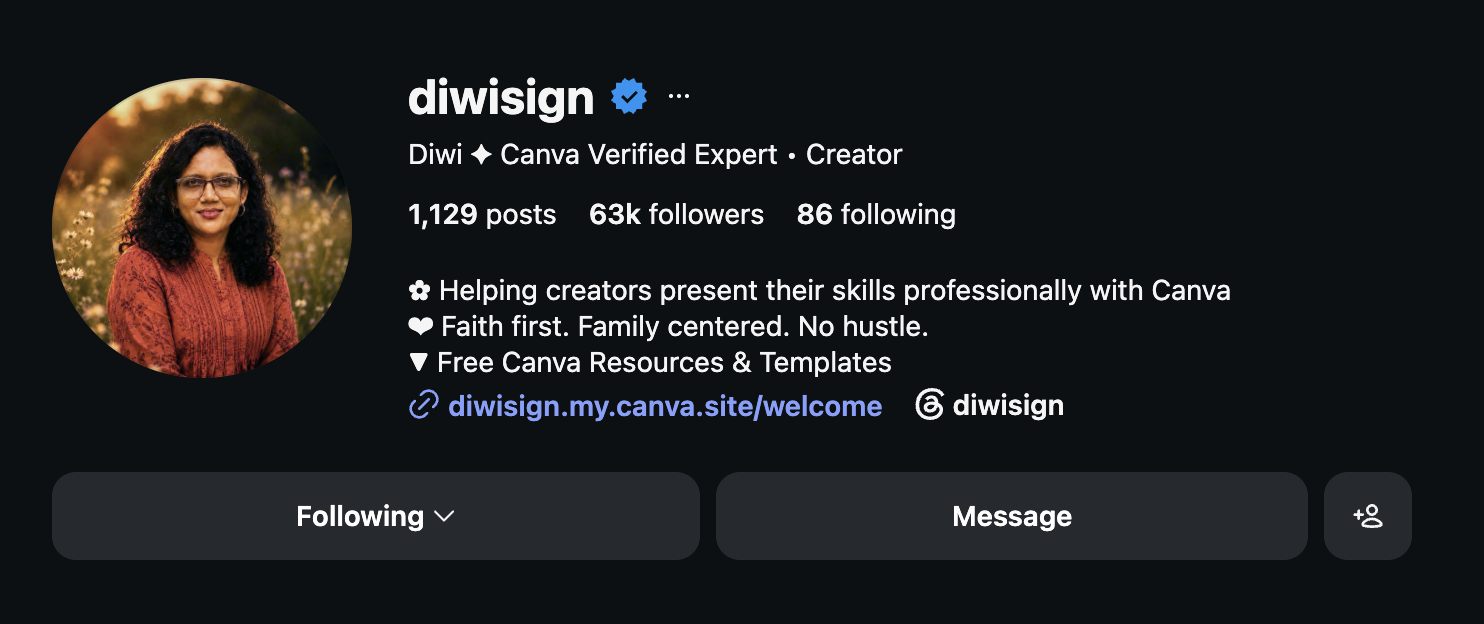 Diwi · 63k followers on Instagram